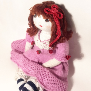 Explications pour tricoter une poupée aux aiguilles - Lola